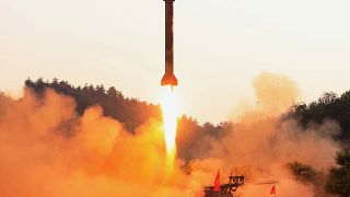 Salve de tirs de missiles nord-coréens