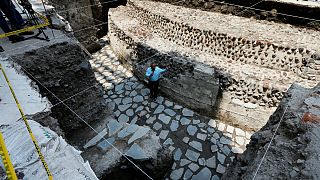 Tovább vizsgálják az azték templom romjait