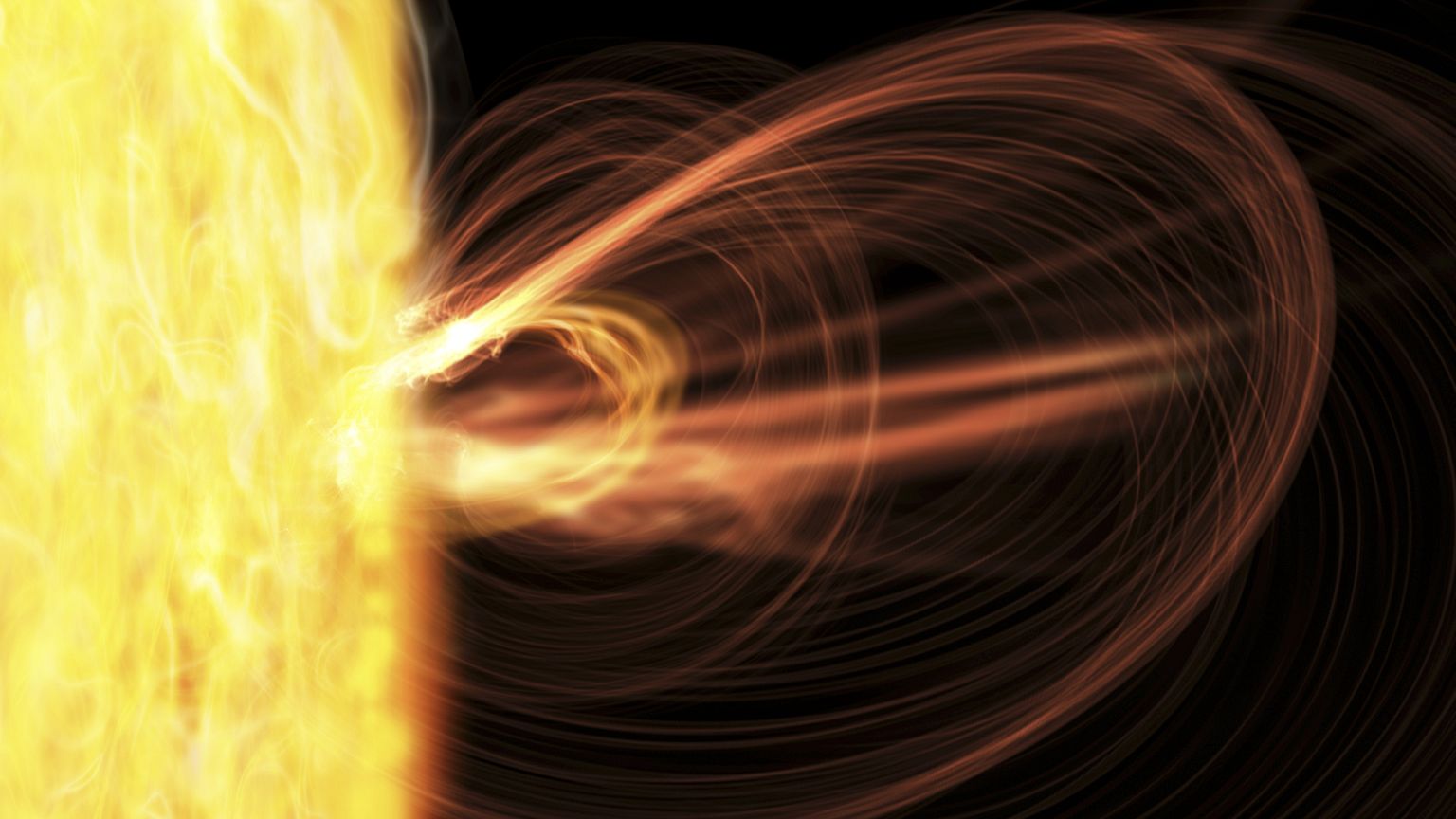 Image: Solar storm