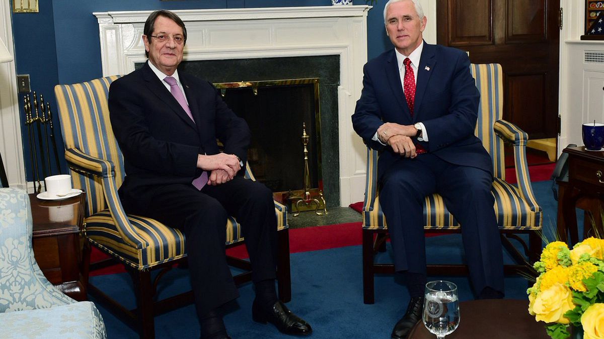 Το Κυπριακό στην συνάντηση Ν. Αναστασιάδη με τον αντιπρόεδρο των ΗΠΑ