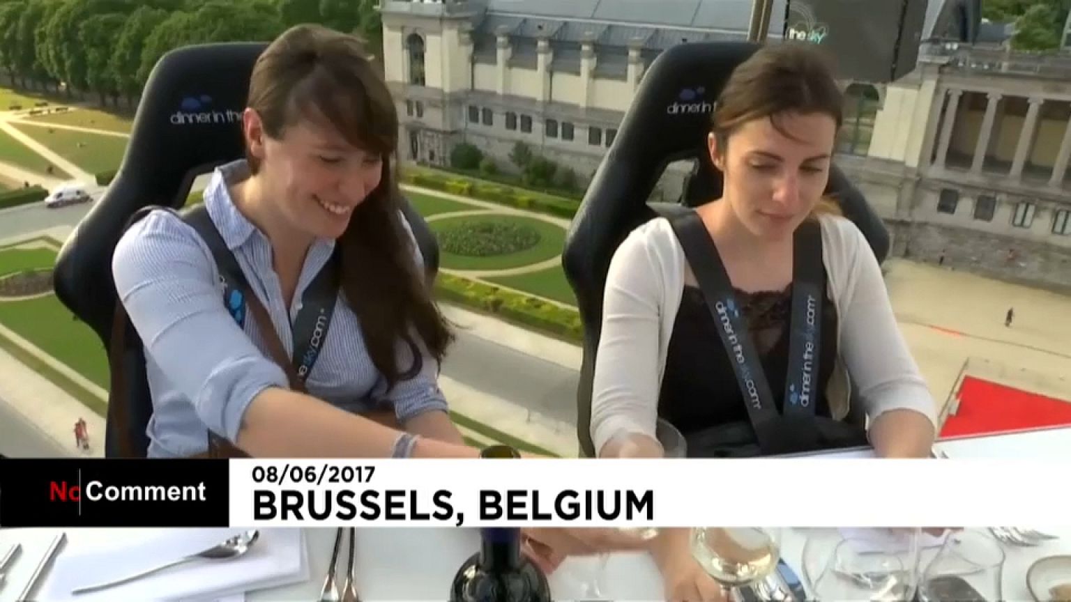 Brüssels exquisite Küche in 40 Metern Höhe genießen