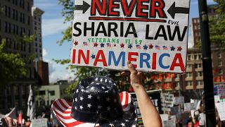 Protestas por la sharía en EEUU