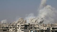Syrien: Video soll Abwurf von Fassbomben zeigen