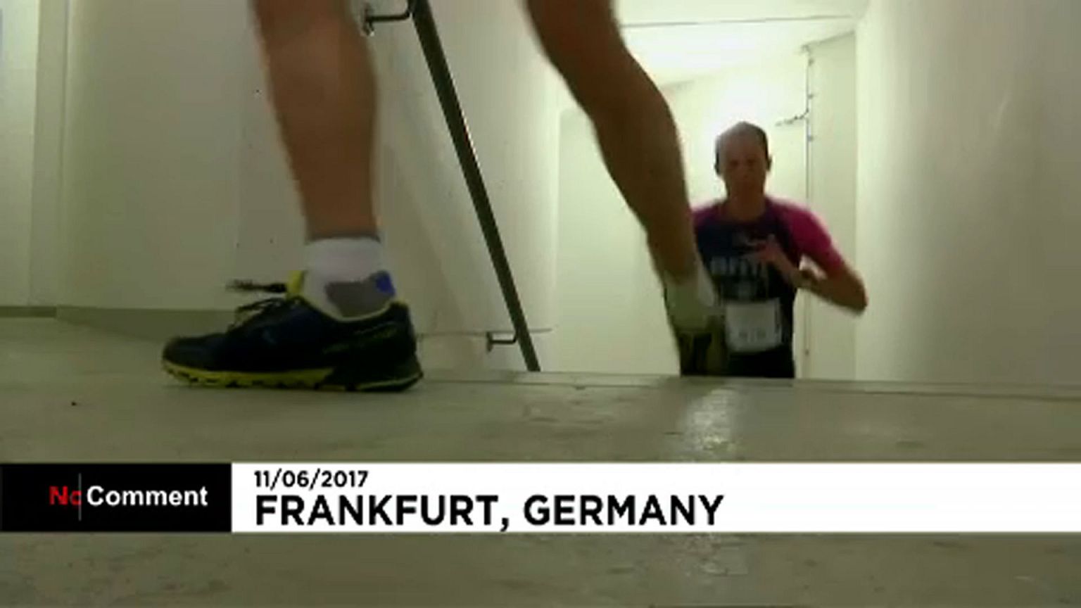 Futóverseny a frankfurti felhőkarcolóban