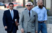 Image: Roger Stone, former adviser to President Donald Trump, arrives for a