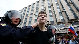 Kremlin critic Navalny jailed, hundreds arrested at anti-Putin protests