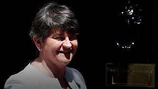 DUP leader arrives in Downing Street for crucial talks with May