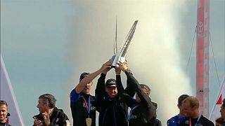 America's Cup: New Zealand take convincing win over Sweden