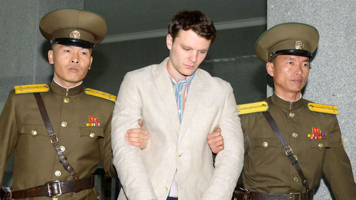 دانشجویی آمریکایی در کره شمالی آزاد شد
