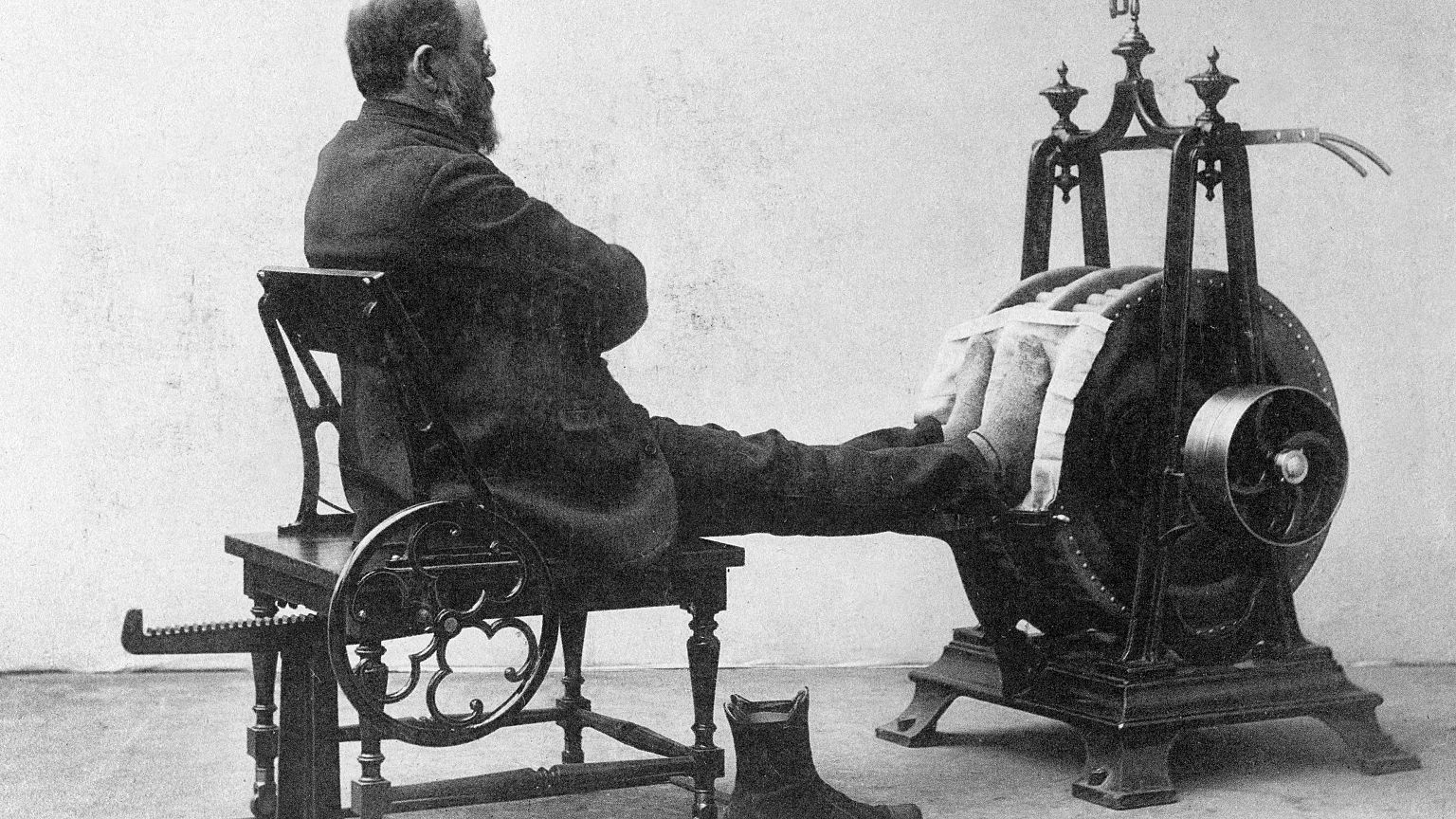 Ever wondered how people worked out a century ago? Check out photos here