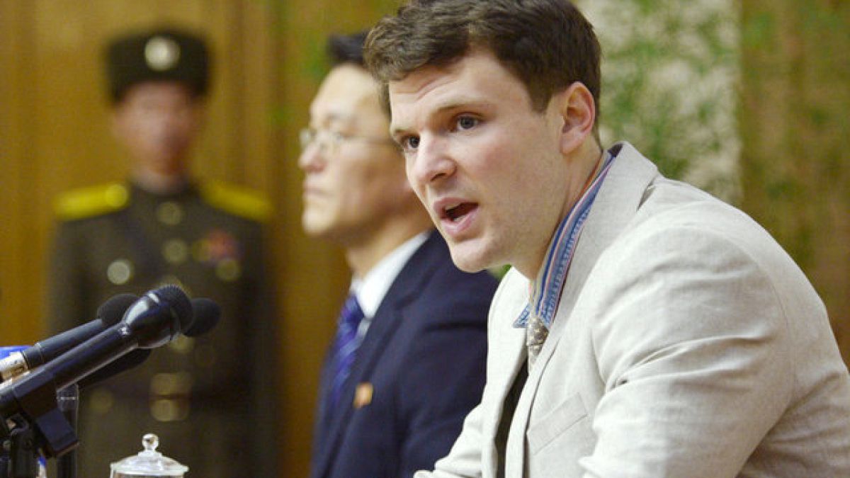 Heimflug aus Nordkorea: US-Student (22) im Koma freigelassen