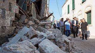 Μυτιλήνη: Επίσκεψη Μητσοτάκη στις σεισμόπληκτες περιοχές