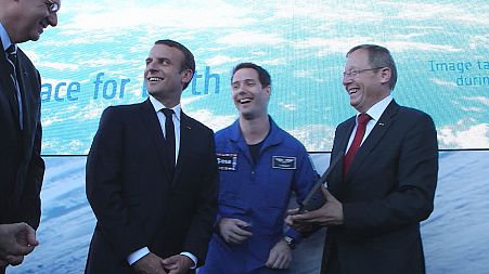 Pesquet joins ESA and NASA chiefs at Paris Air Show