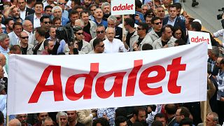 مظاهرة للمعارضة التركية في أنقرة احتجاجا على سجن نائب