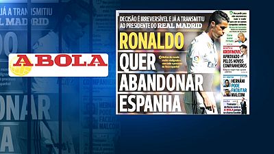 La prensa portuguesa asegura que Cristiano Ronaldo quiere marcharse del R. Madrid