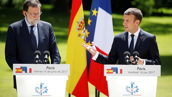 Macron califica el conflicto en Cataluña de "asunto interno" de España Macron califica el conflicto en Cataluña de "asunto interno" de España