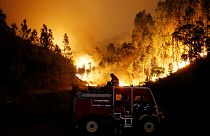 Hatalmas erdőtűz Portugáliában
