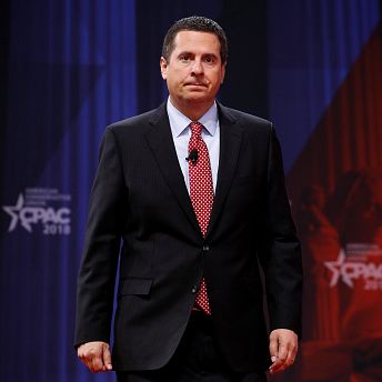 Image: House Intelligence Committee Chairman Devin Nunes arrives to speak a