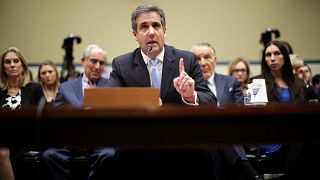 Image: Michael Cohen, former attorney to President Donald Trump, testifies