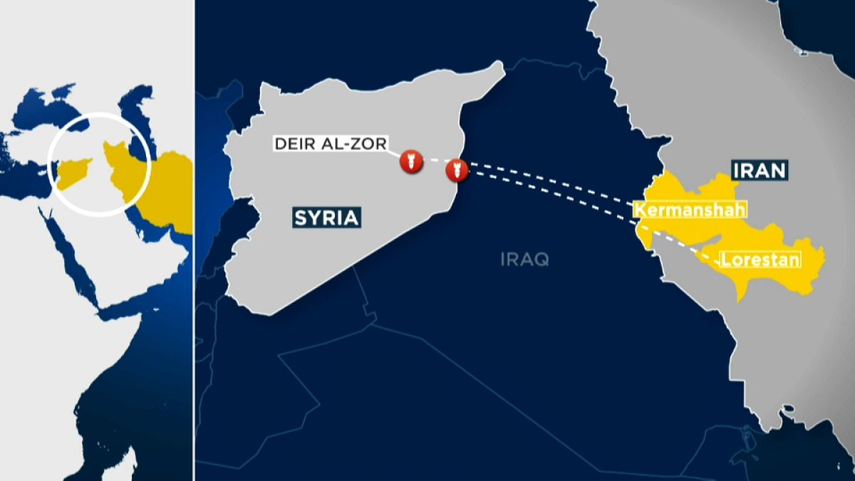 Irão ataca Daesh no leste da Síria