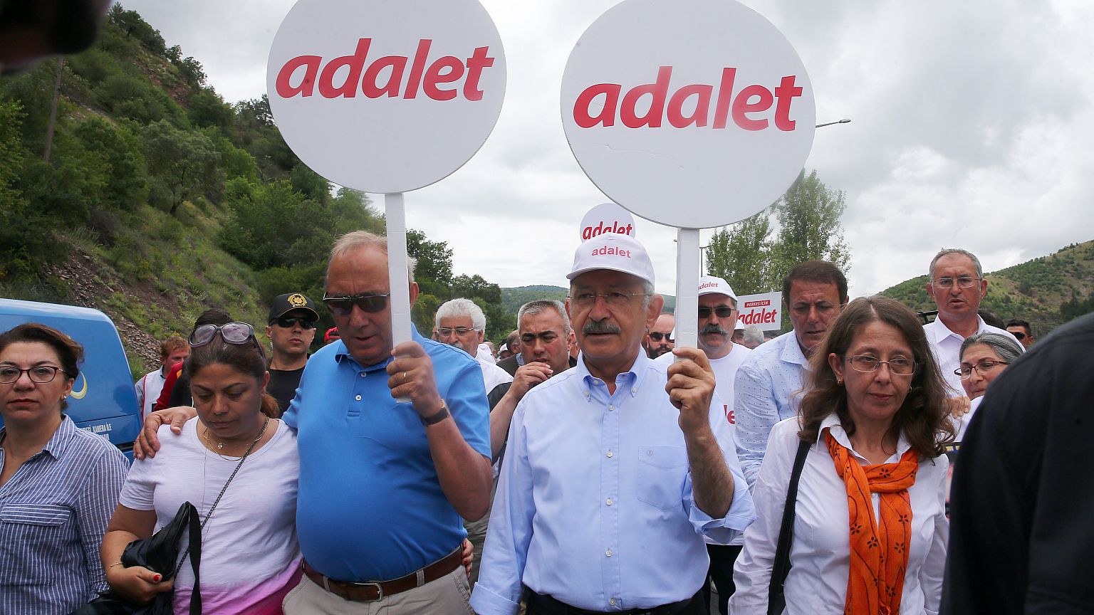 'Adalet Yürüyüşü' beşinci gününde