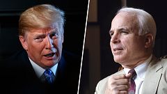 Image: Donald Trump, John McCain