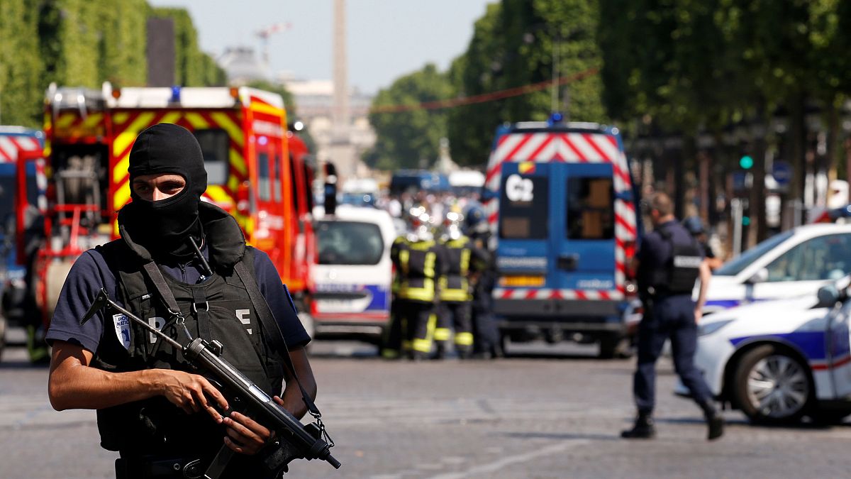 France: Terror probe launched as car rams police van on Champs Elysees