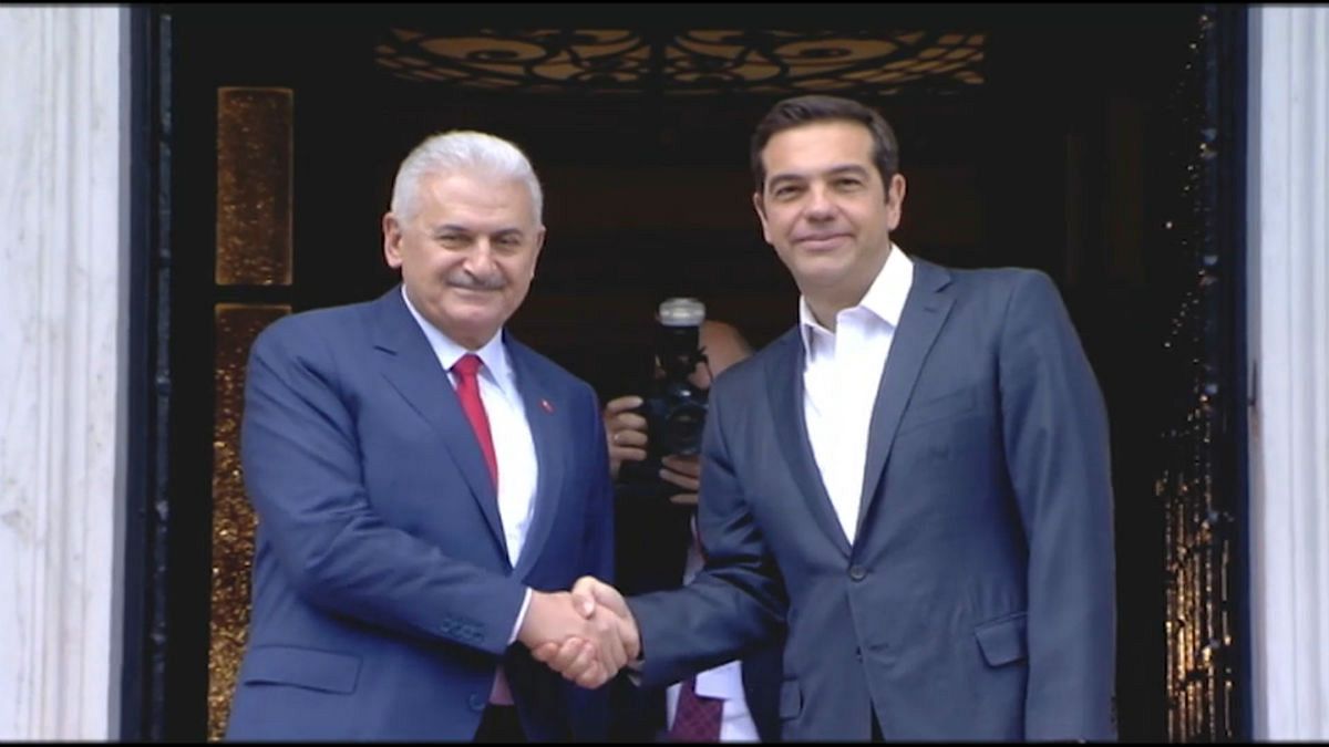 Başbakan Yıldırım Yunan Başbakan Çipras'la biraraya geldi