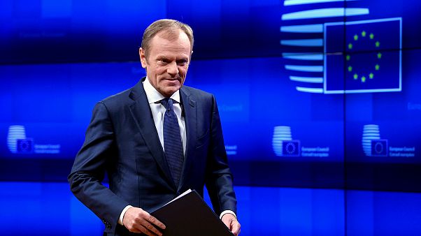 Image: Donald Tusk, President of the European Council, delivers a statement Image: Donald Tusk, President of the European Council, delivers a statement