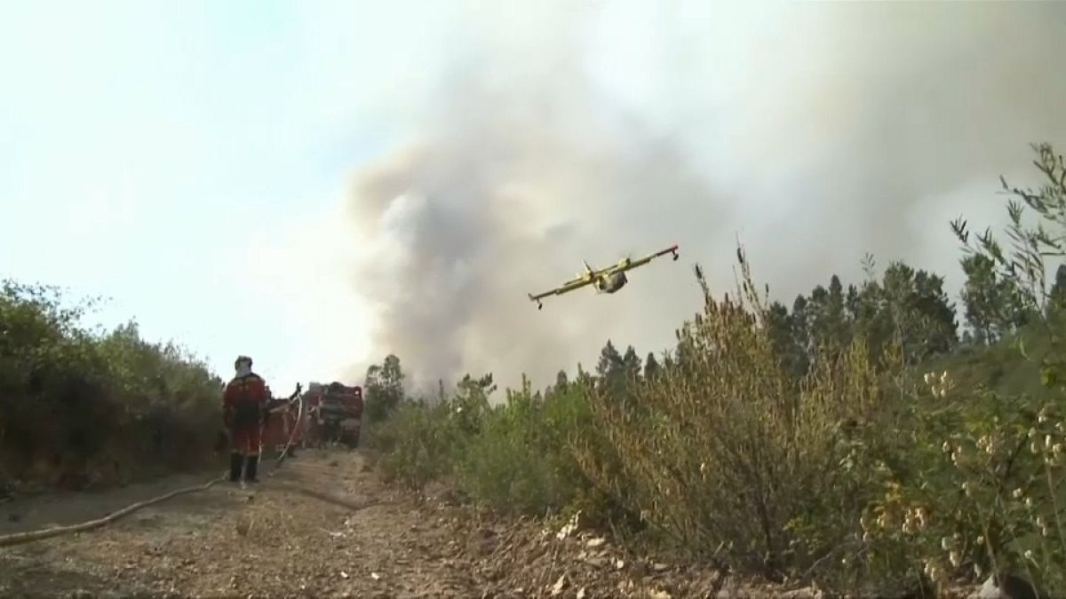 Löschflugzeug in Portugal abgestürzt