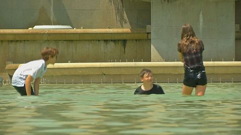 Paris sous la canicule