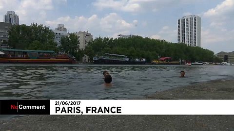 Escaping the heat in Paris