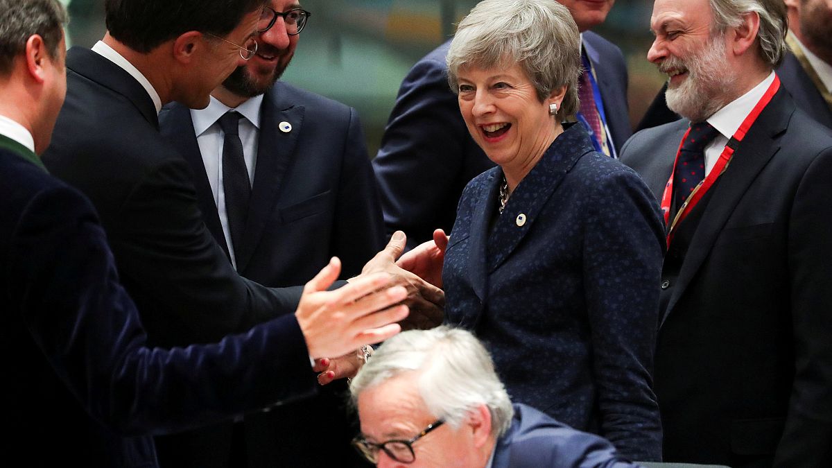 Image: Theresa may, European Union leaders summit in Brussels