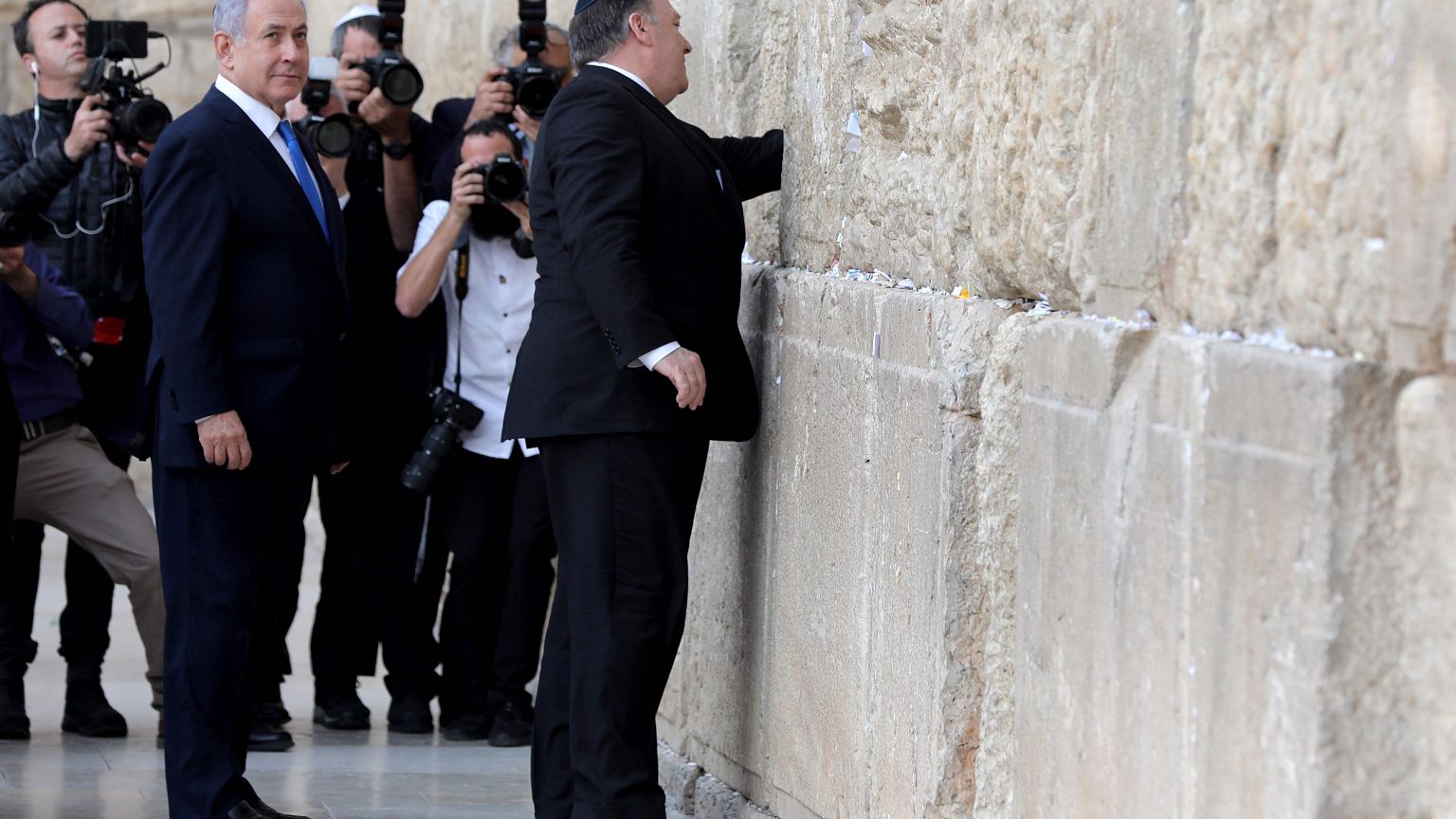 Image: Mike Pompeo  Benjamin Netanyahu