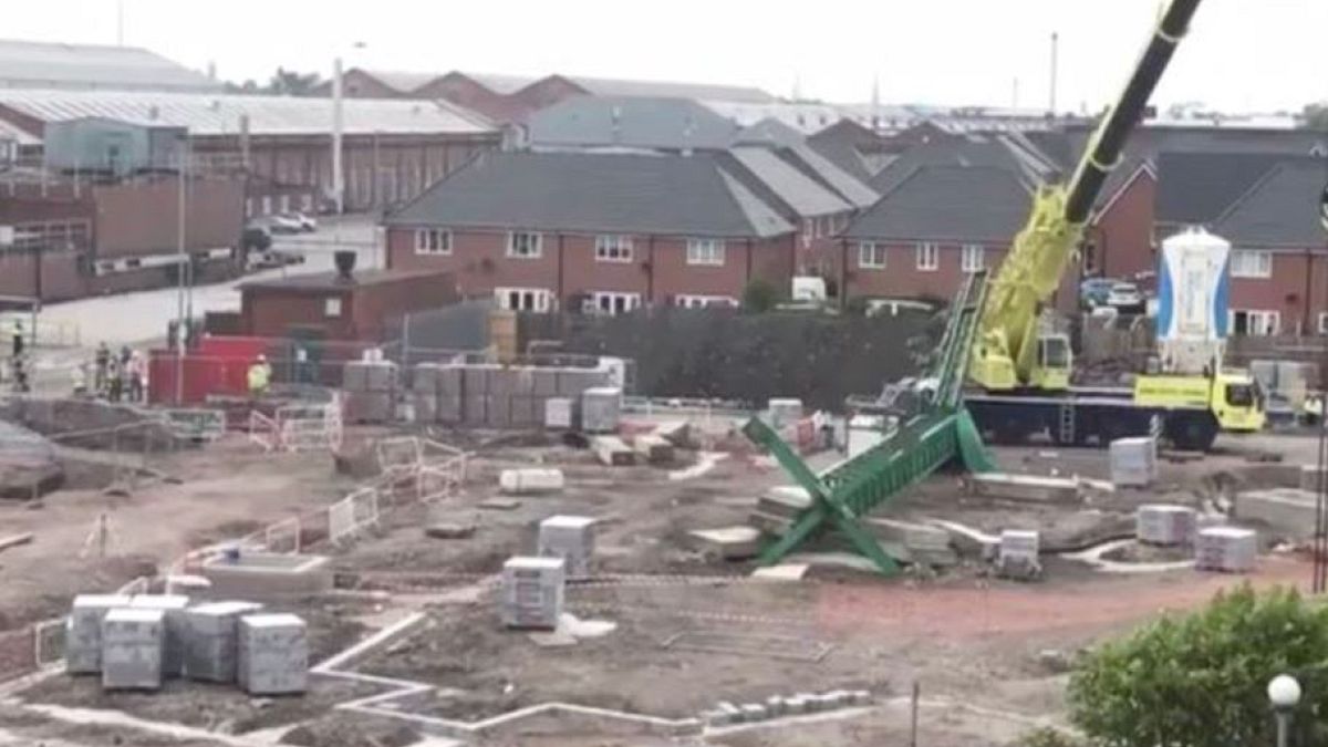 Two dead and one injured after crane collapse in Crewe