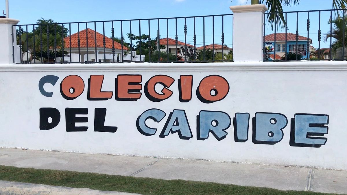 Image: The Colegio del Caribe private school where Hadmels DeFrias teaches 