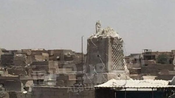 Moschea distrutta a Mosul "segnale di resa dell'Isil" Moschea distrutta a Mosul "segnale di resa dell'Isil"