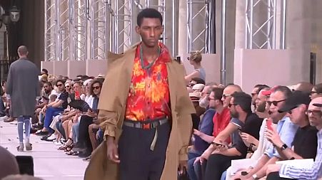 Louis Vuitton defies Paris heatwave with cool men's collection