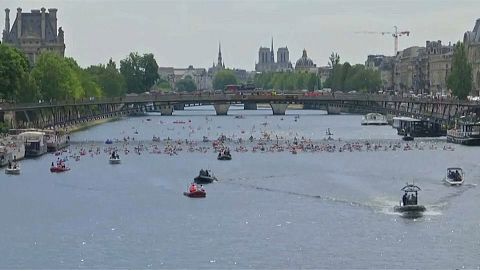 Paris turns into giant (and festive) Olympic park