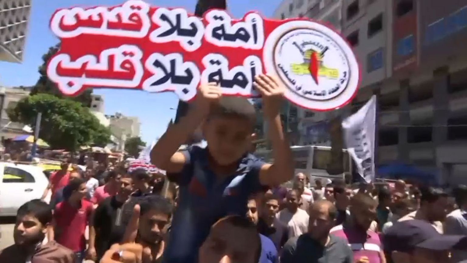 شاهد: الفلسطينيون يحيون يوم القدس