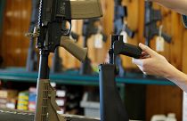 Image: A bump stock that attaches to an semi-automatic assault rifle to inc