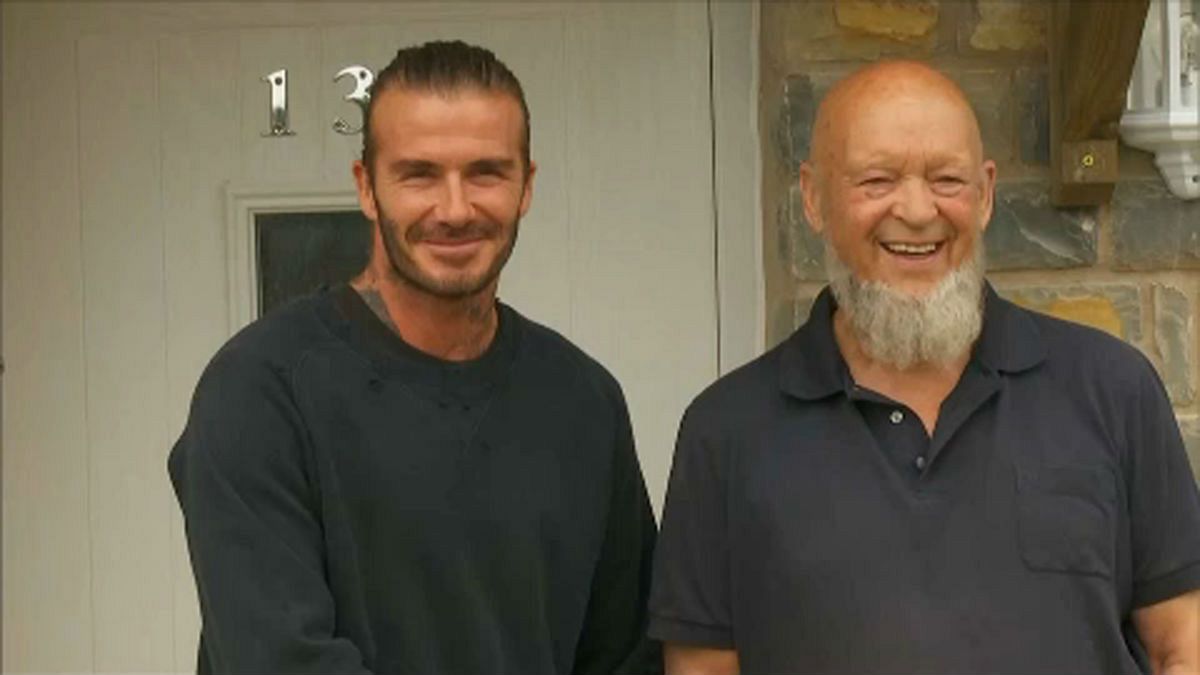 David Beckham Glastonburyben