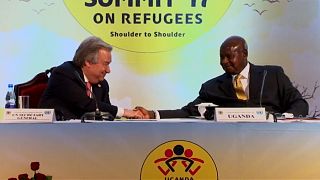 Uganda struggling with refugees influx