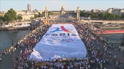 اختتام فعاليات اليوم الأولمبي في العاصمة الفرنسية باريس