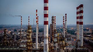 Image: The Persian Gulf Star Co. gas refinery in Bandar, Iran, on Jan. 9, 2