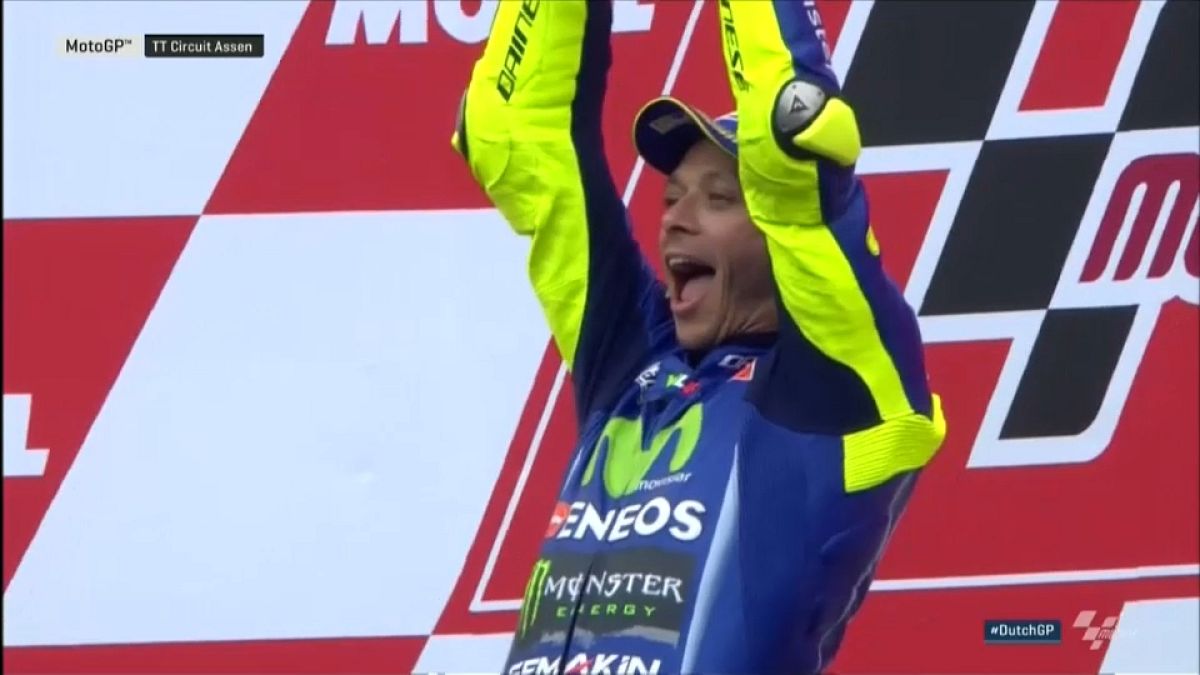 Rossi quebra jejum e conquista primeira vitória do ano em MotoGP