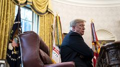 Image: President Donald Trump at the Oval Office in the White House on Nov.