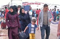 Refugiados sírios na Turquia voltam a casa para fim do Ramadão
