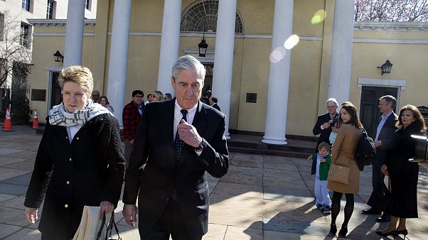Image: Special Counsel Robert Mueller walks with his wife, Ann, in Washingt Image: Special Counsel Robert Mueller walks with his wife, Ann, in Washingt
