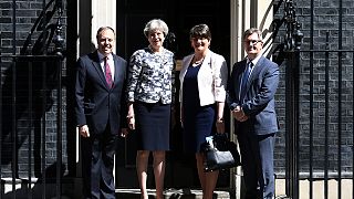 Theresa May and DUP strike deal for minority UK government